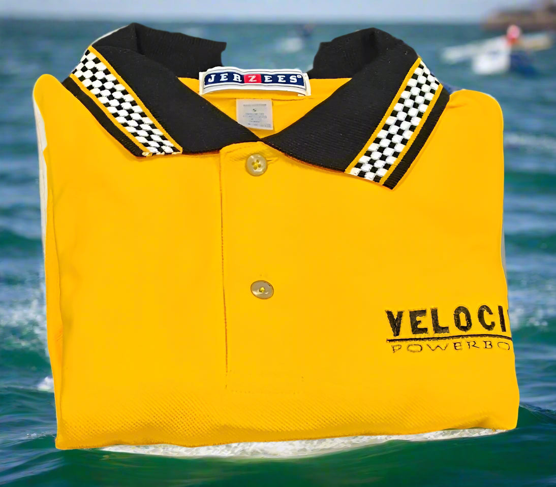 Jerzees Checkered Collar Polo